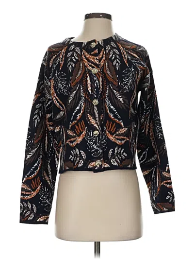 Pre-owned Tahari Blazer Jacket In Blue