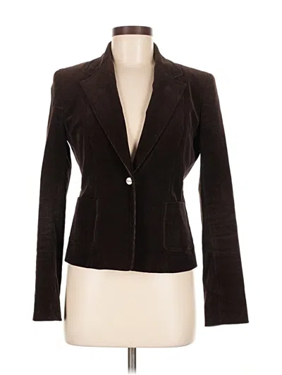 Pre-owned Tahari Blazer Jacket In Brown