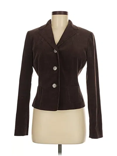 Pre-owned Tahari Blazer Jacket In Brown