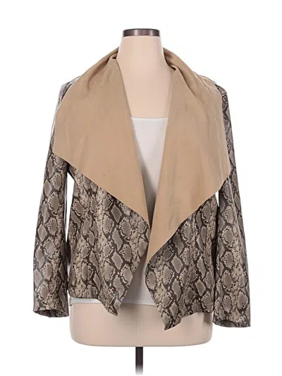 Pre-owned Tahari Blazer Jacket In Gold