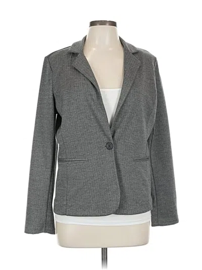 Pre-owned Tahari Blazer Jacket In Gray