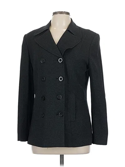 Pre-owned Tahari Blazer Jacket In Gray