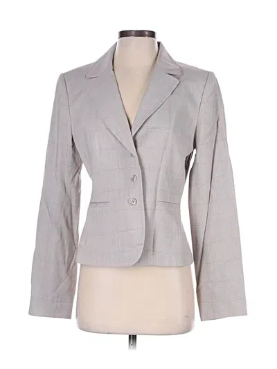 Pre-owned Tahari Blazer Jacket In Gray
