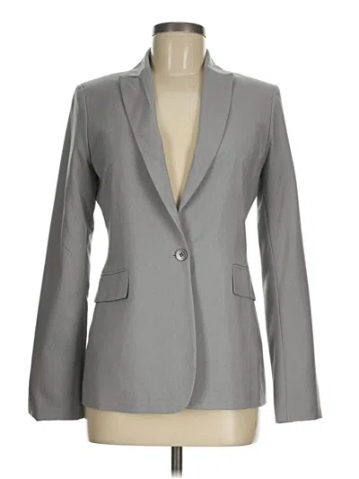 Pre-owned Tahari Blazer Jacket In Gray