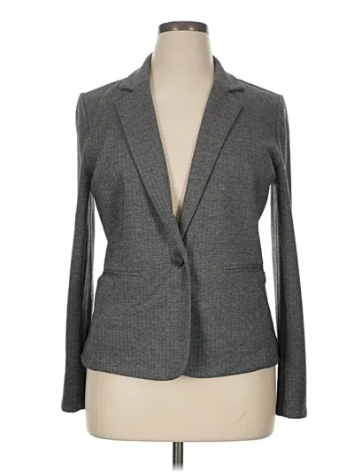 Pre-owned Tahari Blazer Jacket In Gray