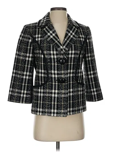 Pre-owned Tahari Blazer Jacket In Gray