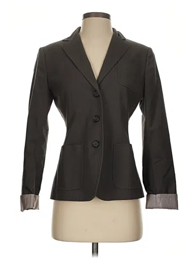 Pre-owned Tahari Blazer Jacket In Gray