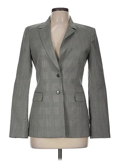 Pre-owned Tahari Blazer Jacket In Gray
