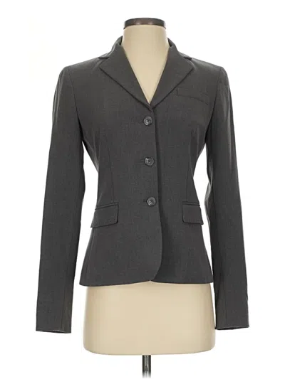 Pre-owned Tahari Blazer Jacket In Gray