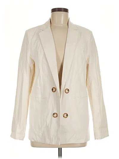 Pre-owned Tahari Blazer Jacket In Ivory