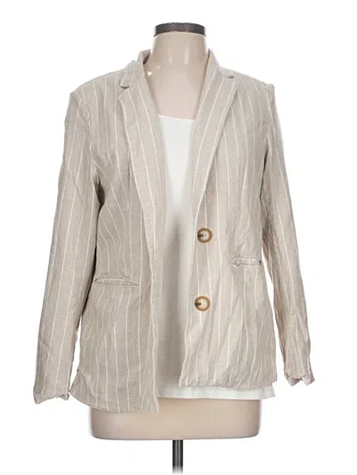 Pre-owned Tahari Blazer Jacket In Ivory