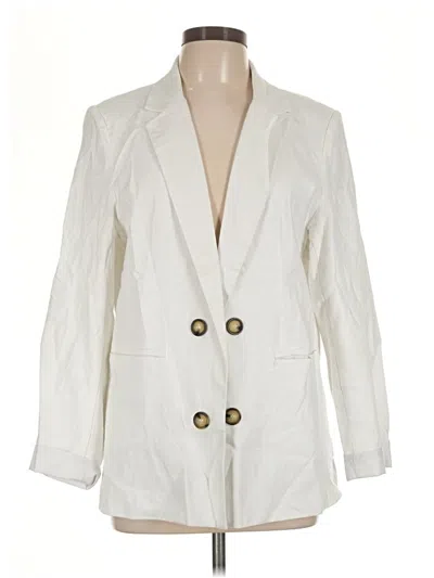Pre-owned Tahari Blazer Jacket In Ivory
