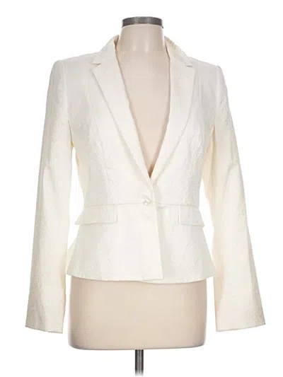 Pre-owned Tahari Blazer Jacket In Ivory