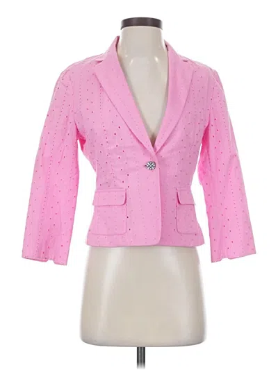 Pre-owned Tahari Blazer Jacket In Pink