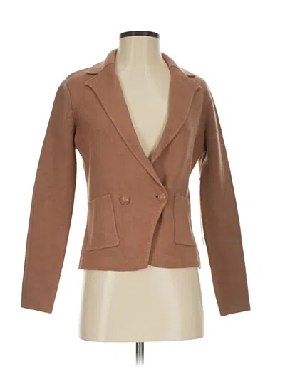 Pre-owned Tahari Blazer Jacket In Tan