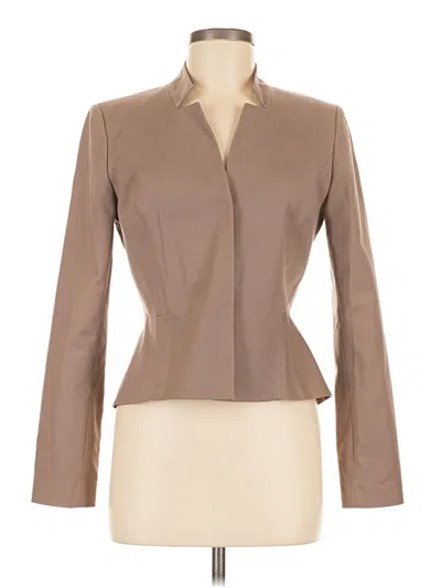 Pre-owned Tahari Blazer Jacket In Tan