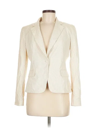 Pre-owned Tahari Blazer Jacket In White