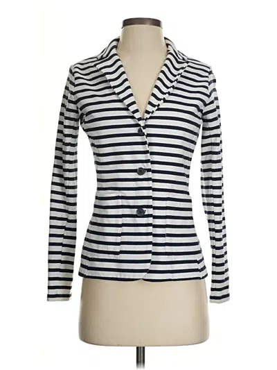 Pre-owned Tahari Blazer Jacket In White