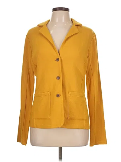 Pre-owned Tahari Blazer Jacket In Yellow