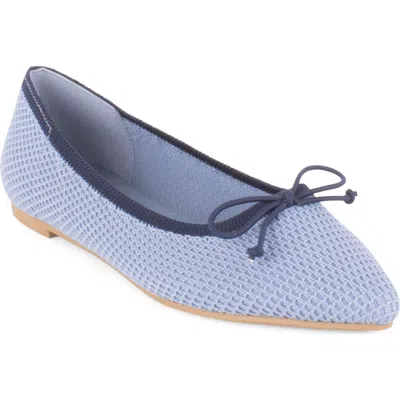 Tahari Bogota Pointed Toe Flat In Animal Print