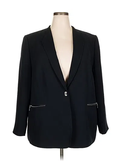 Pre-owned Tahari By Asl Blazer Jacket In Black