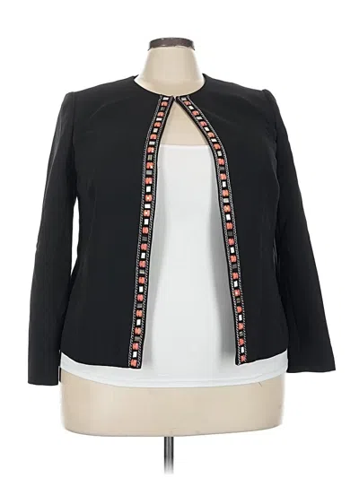 Pre-owned Tahari By Asl Blazer Jacket In Black