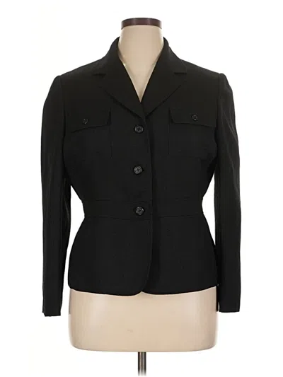 Pre-owned Tahari By Asl Blazer Jacket In Black