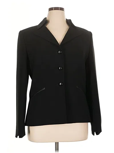 Pre-owned Tahari By Asl Blazer Jacket In Black