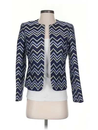 Pre-owned Tahari By Asl Blazer Jacket In Blue