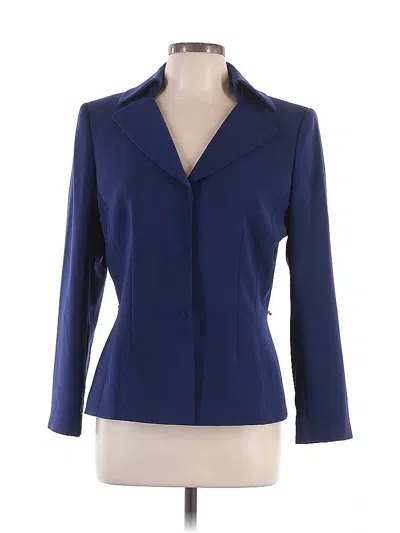 Pre-owned Tahari By Asl Blazer Jacket In Blue