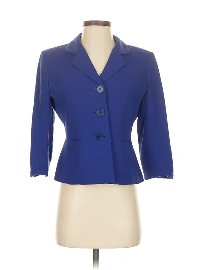 Pre-owned Tahari By Asl Blazer Jacket In Blue