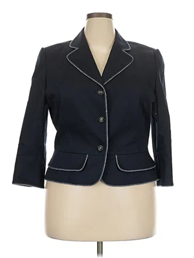Pre-owned Tahari By Asl Blazer Jacket In Blue