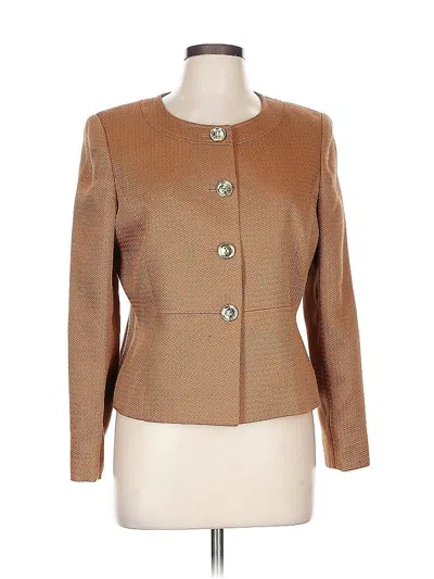 Pre-owned Tahari By Asl Blazer Jacket In Brown