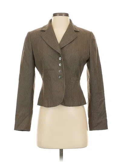 Pre-owned Tahari By Asl Blazer Jacket In Brown