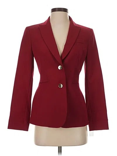 Tahari By Asl Blazer Jacket In Burgundy
