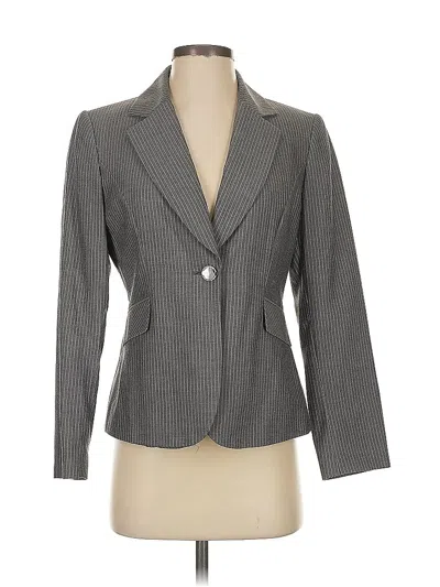 Pre-owned Tahari By Asl Blazer Jacket In Gray
