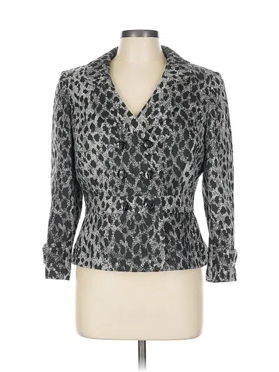 Pre-owned Tahari By Asl Blazer Jacket In Gray