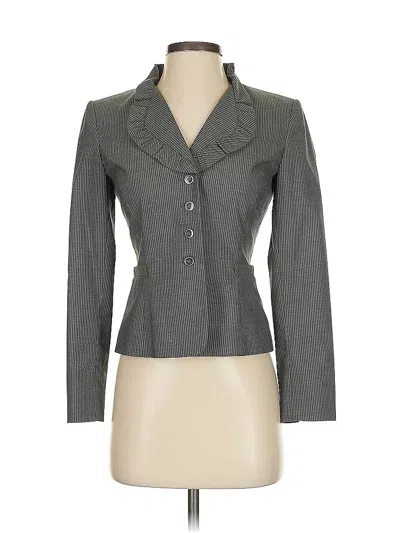 Pre-owned Tahari By Asl Blazer Jacket In Gray