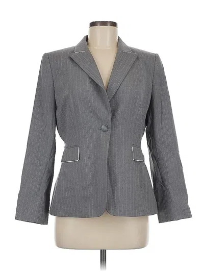 Pre-owned Tahari By Asl Blazer Jacket In Gray