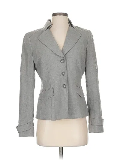 Pre-owned Tahari By Asl Blazer Jacket In Gray