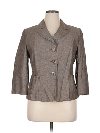Pre-owned Tahari By Asl Blazer Jacket In Gray