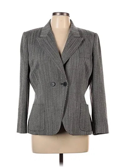 Pre-owned Tahari By Asl Blazer Jacket In Gray