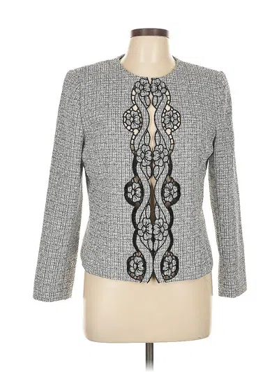 Pre-owned Tahari By Asl Blazer Jacket In Gray