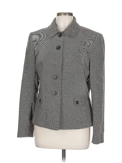 Pre-owned Tahari By Asl Blazer Jacket In Gray