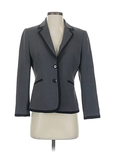 Pre-owned Tahari By Asl Blazer Jacket In Gray