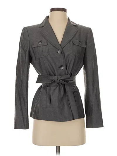 Pre-owned Tahari By Asl Blazer Jacket In Gray