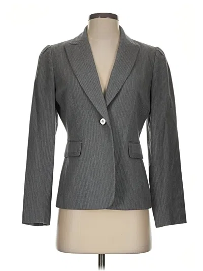 Pre-owned Tahari By Asl Blazer Jacket In Gray