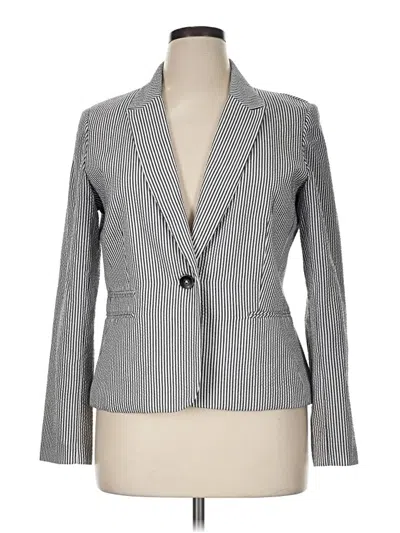 Pre-owned Tahari By Asl Blazer Jacket In Gray