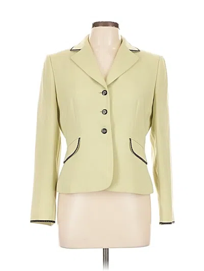 Pre-owned Tahari By Asl Blazer Jacket In Green