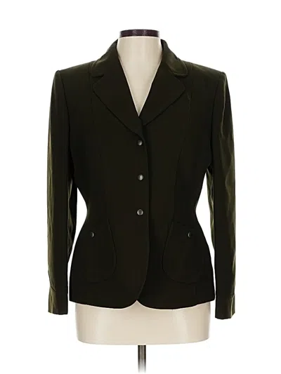 Pre-owned Tahari By Asl Blazer Jacket In Green